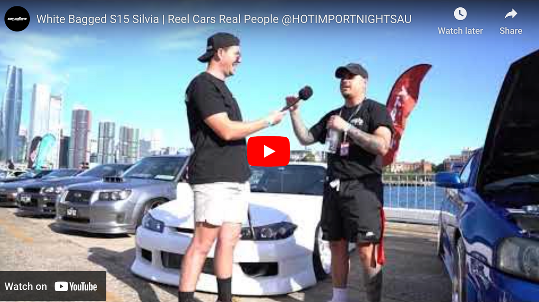 White Bagged S15 Silvia | Reel Cars Real People  @HOTIMPORTNIGHTSAU