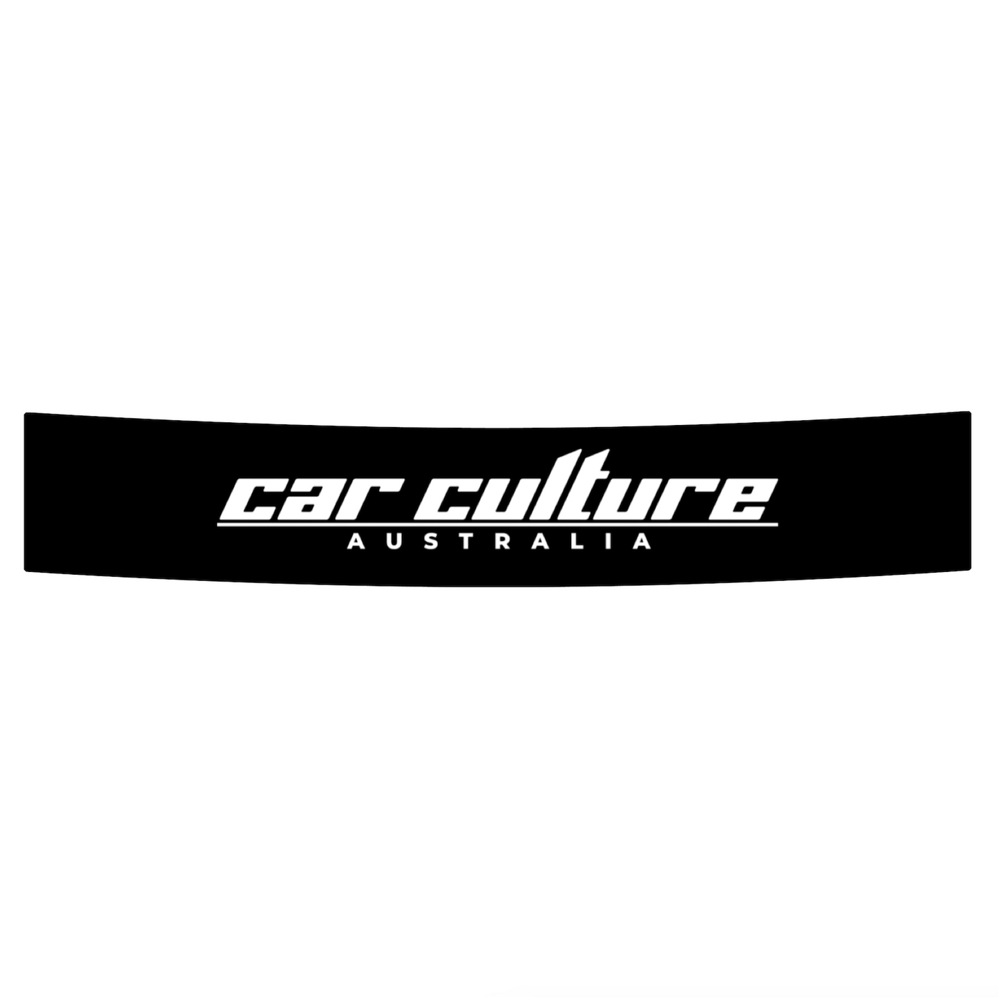 CCA Windscreen Banner - Black