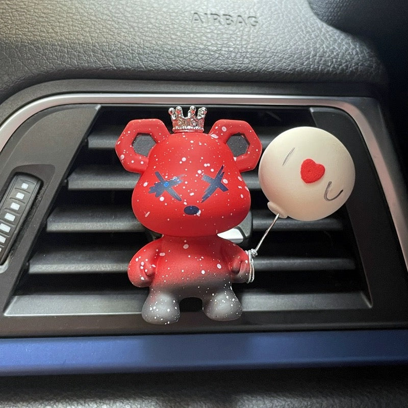 Teddy with Balloon Car Scents Air Freshener