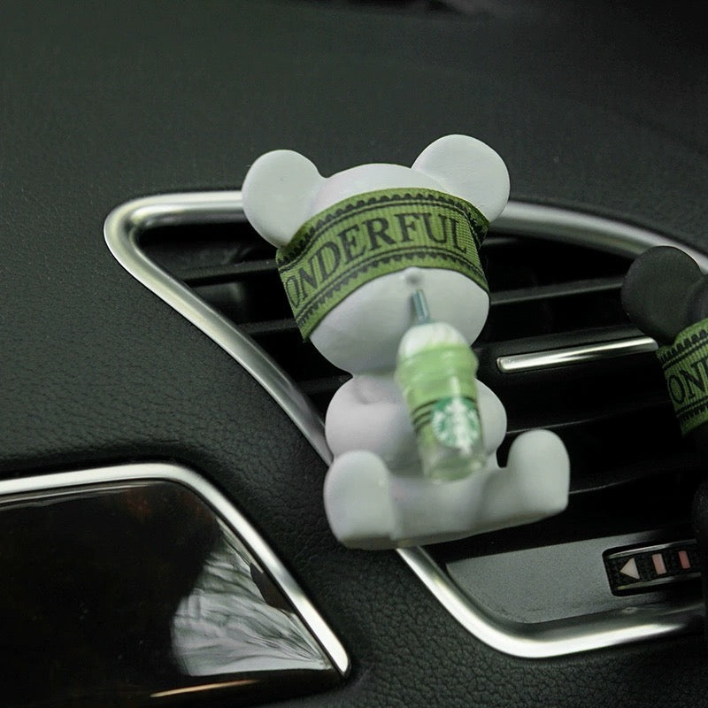 Teddy with Cup Car Scents Air Freshener